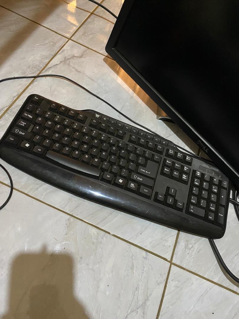 Dell monitor 27 inch Dell CPU ,Core i5, with a 256 gb hard disk